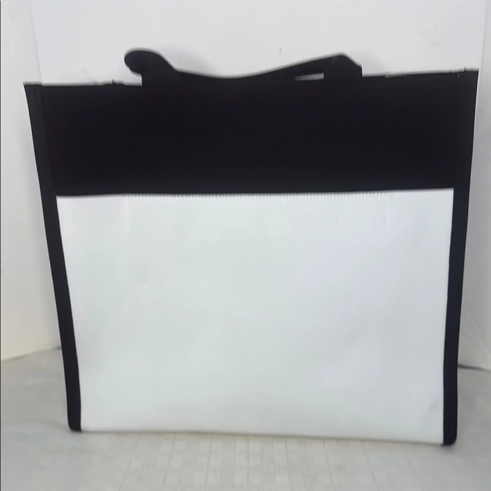 Kate Spade knit color block Black and White Tote Bag NWT - Picture 8 of 14